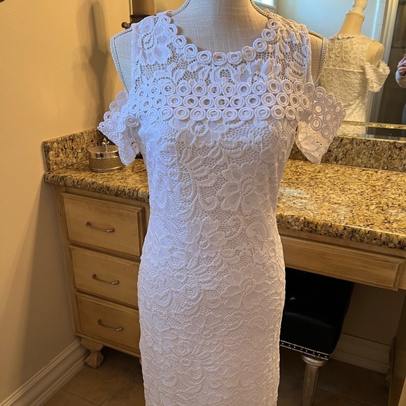 Ambience White Dress - Picture 1 of 3